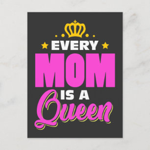 Mother Gift Queen Mother's Day Postcard