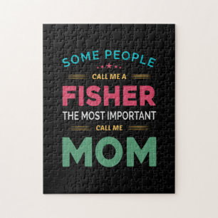 Mother Gift Some People Call Me Fisher Mum Jigsaw Puzzle