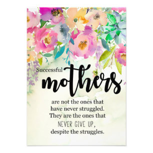 Mother Gift Succesful Mothers Photo Print