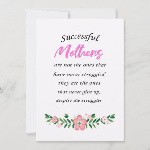 Mother Gift Successful Mothers Are Not The Ones Save The Date
