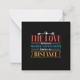Mother Gift The Love Between Mother And Daughter Card