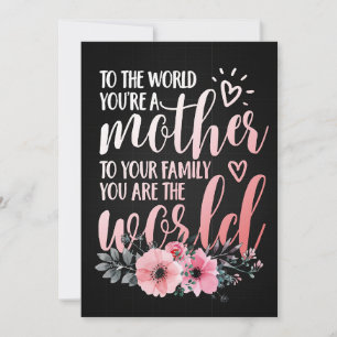 Mother Gift To My Mother Save The Date
