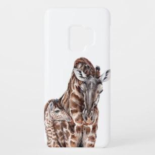 Mother Giraffe with Baby Giraffe Case-Mate Samsung Galaxy S9 Case