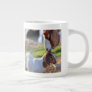 Mother Goat & Baby Large Coffee Mug
