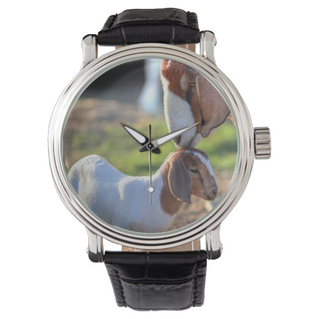 Mother Goat & Baby Watch (Front)