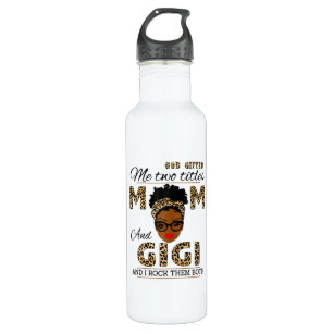 Mother God Gifted Mom And Gigi Birthday 710 Ml Water Bottle