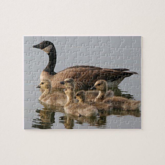 Mother Goose and Her Goslings Jigsaw Puzzle (Horizontal)