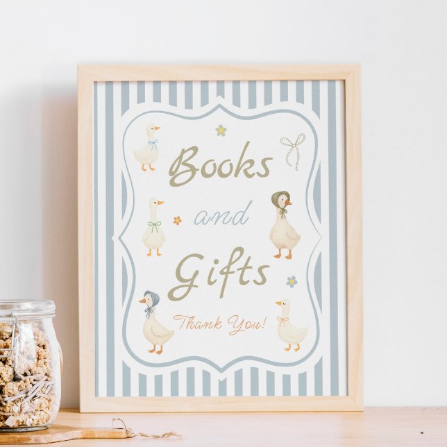 Mother Goose Baby Shower Books and Gifts  Poster (Creator Uploaded)