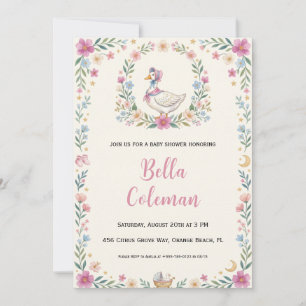 mother goose baby shower invitations
