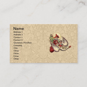 Mother Goose Child Antique Illustration Business Card