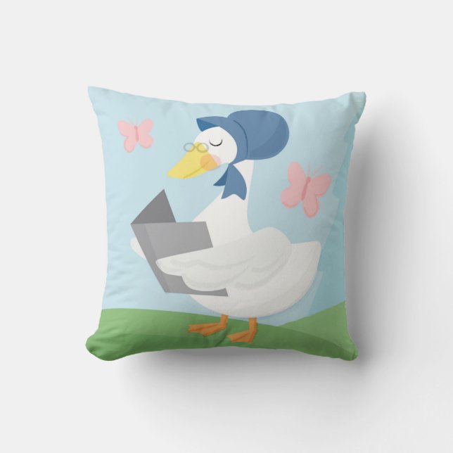 Mother Goose Children's Pillow (Front)