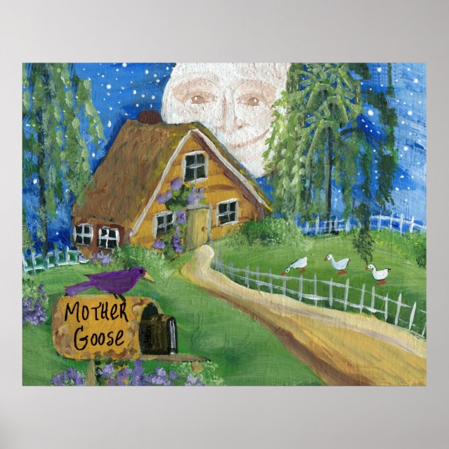 Mother Goose Childrens Poster (Front)