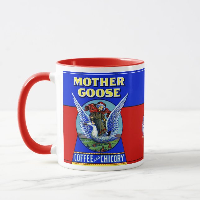 Mother Goose Coffee and Chicory Mug (Left)