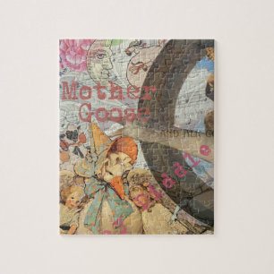 Mother Goose Nursery Rhyme Fairy Tale Jigsaw Puzzle