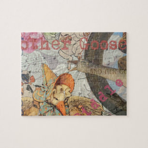 Mother Goose Nursery Rhyme Fairy Tale Jigsaw Puzzle