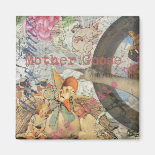 Mother Goose Nursery Rhyme Fairy Tale Magnet