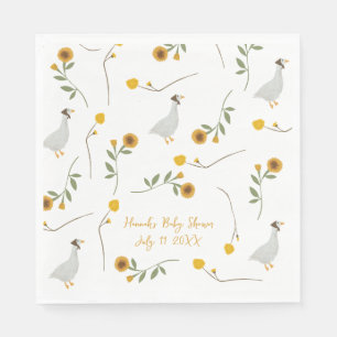 Mother Goose Nursery Rhyme Sunflower Napkin