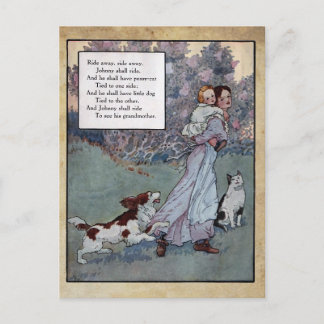 mother goose nursery rhymes 10 postcard