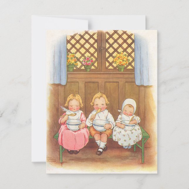 Mother Goose Vintage Nursery Rhyme Baby Shower Invitation (Front)