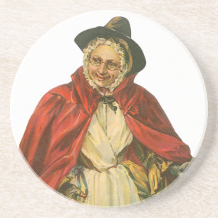 Mother Goose Vintage Victorian Story Book Coaster