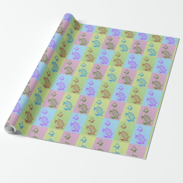 Mother Goose Wrapping Paper (Unrolled)