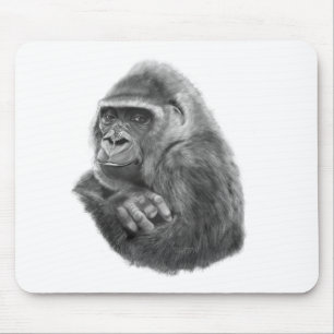 Mother gorilla Mouse Pad 母ゴリラのマウスパッド