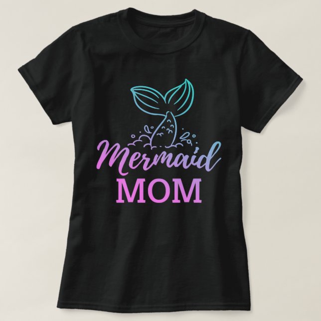 Mother Grandma Mermaid Mum MothersRelaxed Fit 112  T-Shirt (Design Front)