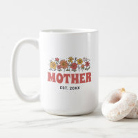 Mother Groovy Flower Vintage Floral Mother's Day