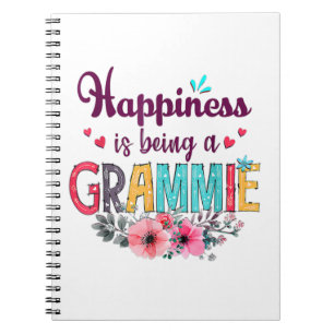 Mother Happiness Is Being A Grammie Ever Birthday Notebook