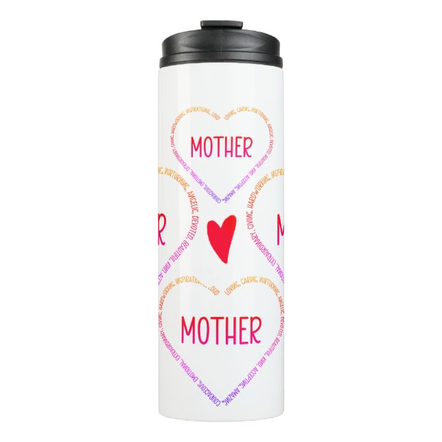 MOTHER Hearts Thermal Tumbler (Front)