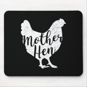 Mother Hen Happy Mother's Day Cute Chicken Gift Fo Mouse Pad