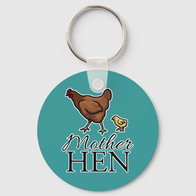 Mother Hen Key Ring (Front)