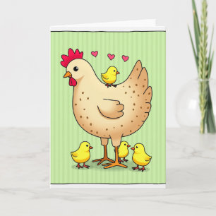 Mother Hen Love Mothers Day Card
