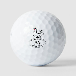 Mother Hen Nesting on aMonogram Egg Golf Balls