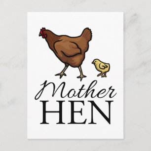 Mother Hen Postcard