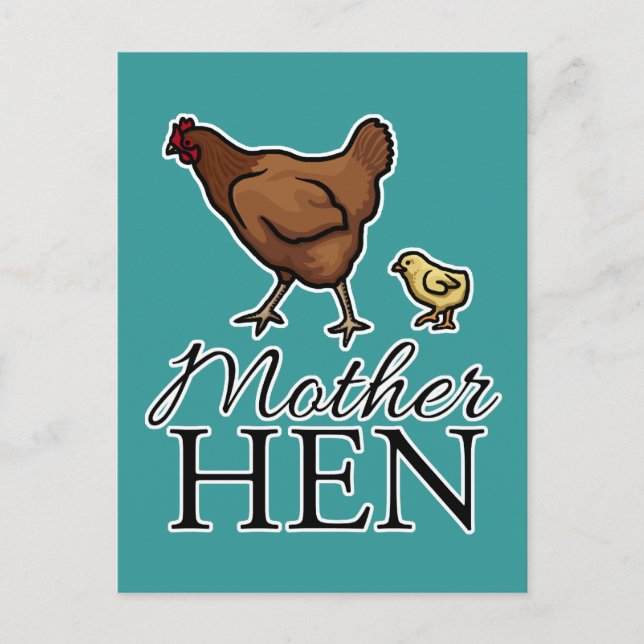 Mother Hen Postcard (Front)