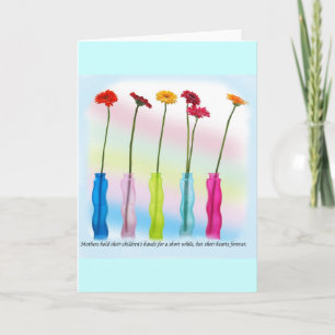 Mother holds... card