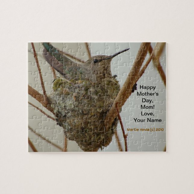 Mother Hummingbird Puzzle by Blue Beach Song (Horizontal)