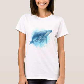 Mother Humpback Whale and Calf T-Shirt