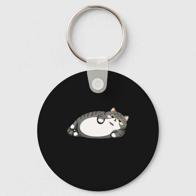 Mother, I Am But Skin And Bones Funny Cat Mom Cat  Key Ring (Front)