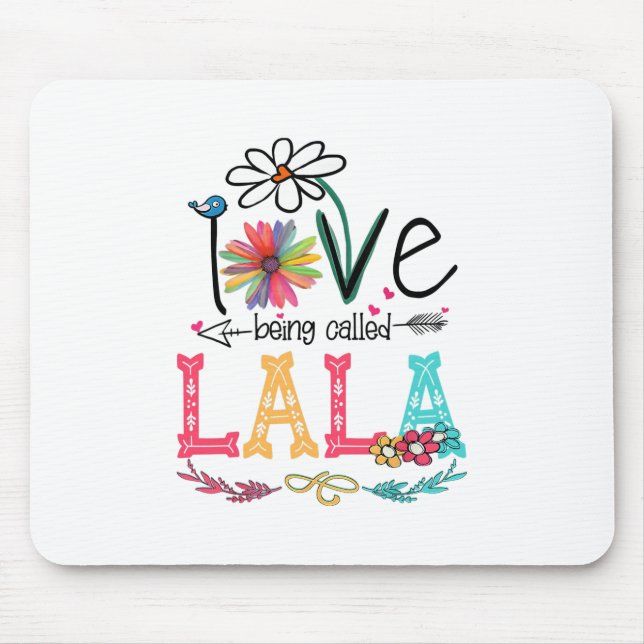 Mother I Love Being Called Lala Sunflower Birthday Mouse Pad (Front)