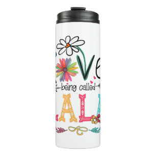 Mother I Love Being Called Lala Sunflower Birthday Thermal Tumbler