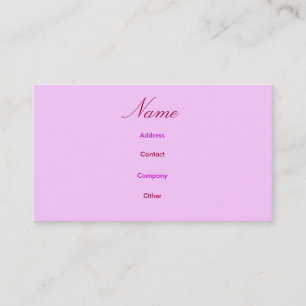 Mother I Profile Card