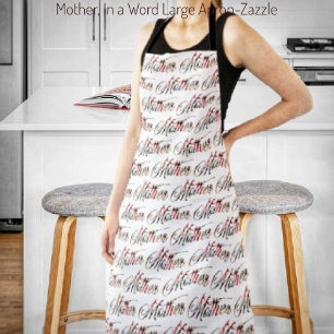 Mother, In a Word  Apron