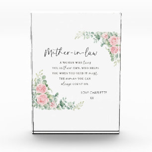 Mother In Law Acrylic Block Gift For Mother in L