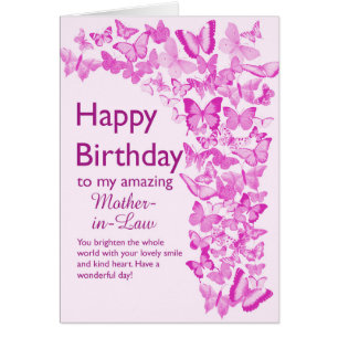 Mother in Law Birthday Butterflies