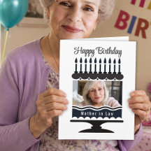 Mother In Law Birthday Custom Photo Cake