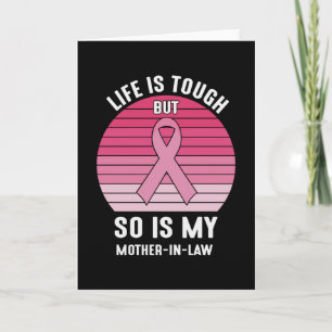 Mother In Law Family Matching Breast Cancer Gift Card