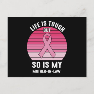 Mother In Law Family Matching Breast Cancer Gift Postcard