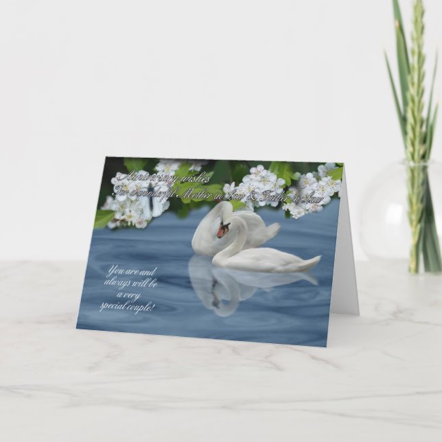 Mother in law & Father in law Anniversary Card (Front)